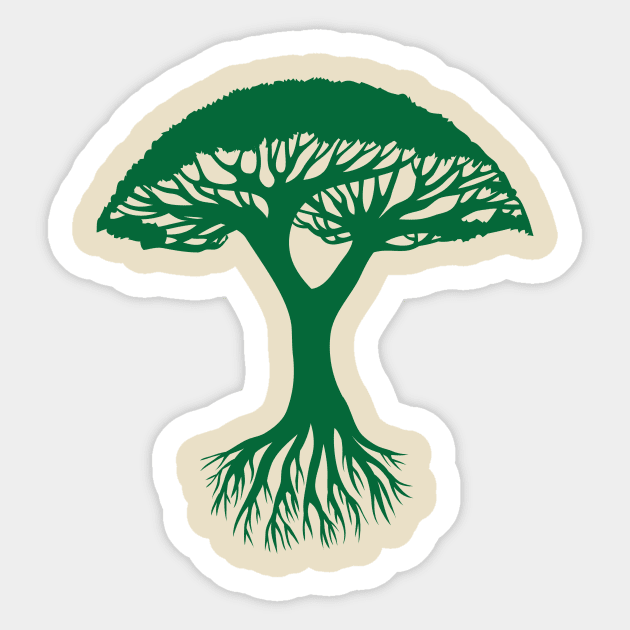 Umbrella Tree Sticker by AVEandLIA